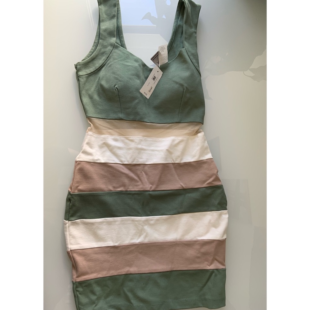 Multi Color Sleeveless Dress